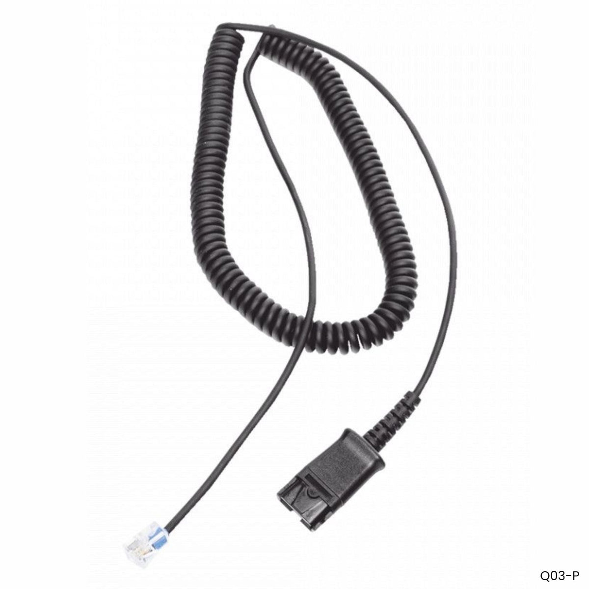 Cable QD RJ9 para Auricular Headset Fanvil HT201 HT202 | Q03 - LA CASA DEL TELEFONO