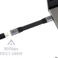 Cable USB4 V2.0 Extensión Tipo-C 80Gbps 8K Waveshare 33862