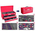 Caja de herramientas metálica 105 piezas Emtop EHTS01051