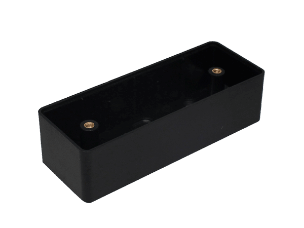 Caja de moldura plástica 40x115MM, color negro – Ebox 1 - LA CASA DEL TELEFONO