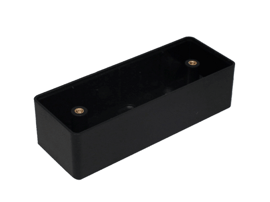 Caja de moldura plástica 40x115MM, color negro – Ebox 1 - LA CASA DEL TELEFONO