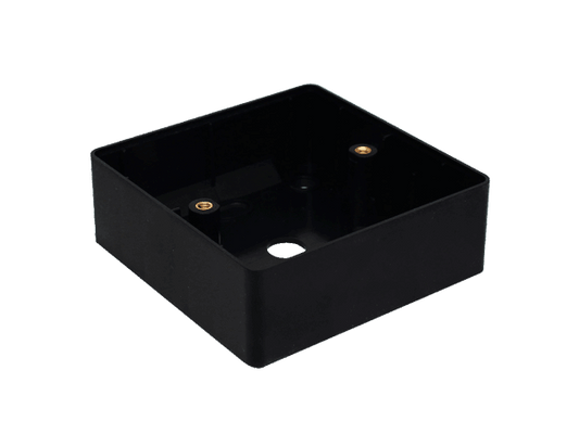 Caja de moldura plástica 86x86MM, color negro – Ebox 3 - LA CASA DEL TELEFONO