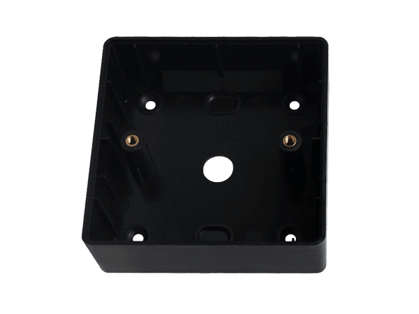 Caja de moldura plástica 86x86MM, color negro – Ebox 3 - LA CASA DEL TELEFONO
