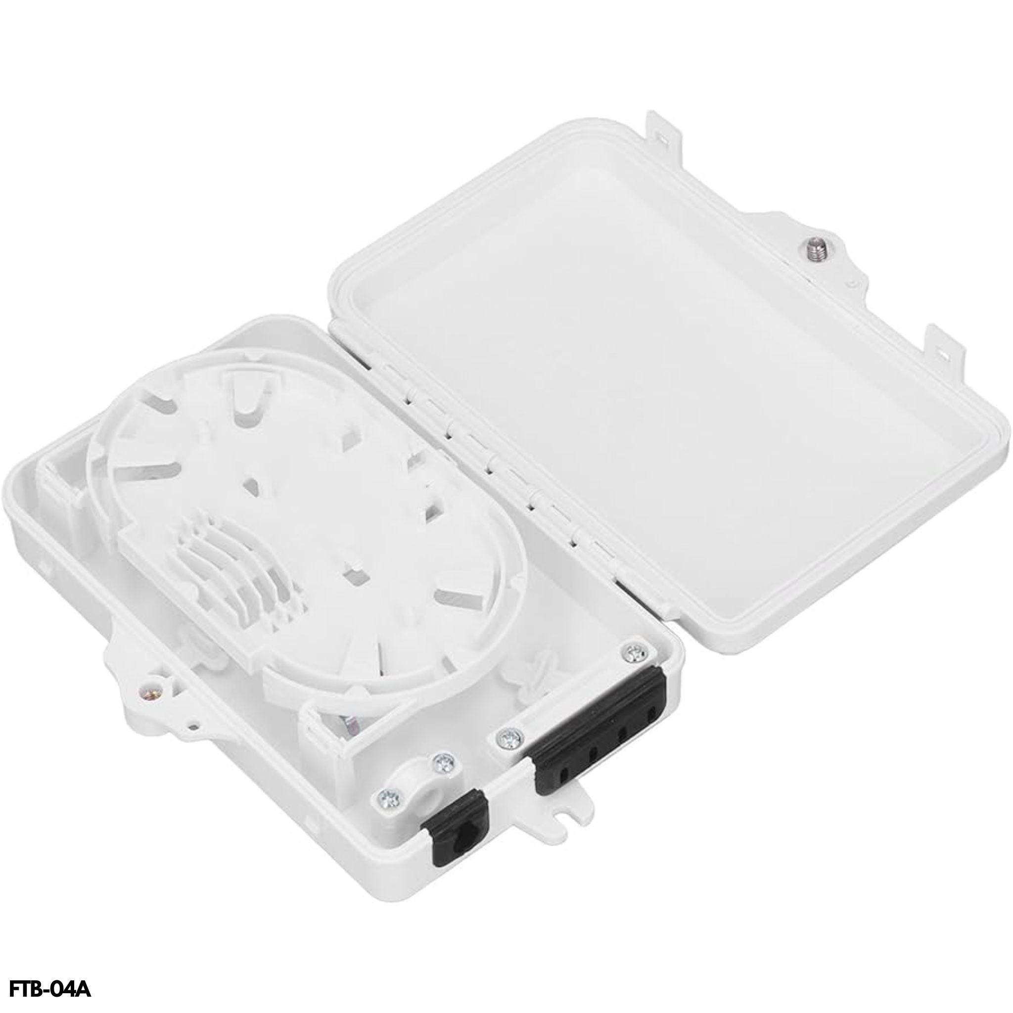 Caja de distribución fibra óptica 4 núcleos IP65 FTB-04A montaje en pared