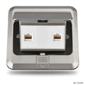 Caja de Piso Empotrable con 2 Keystone Cat6
