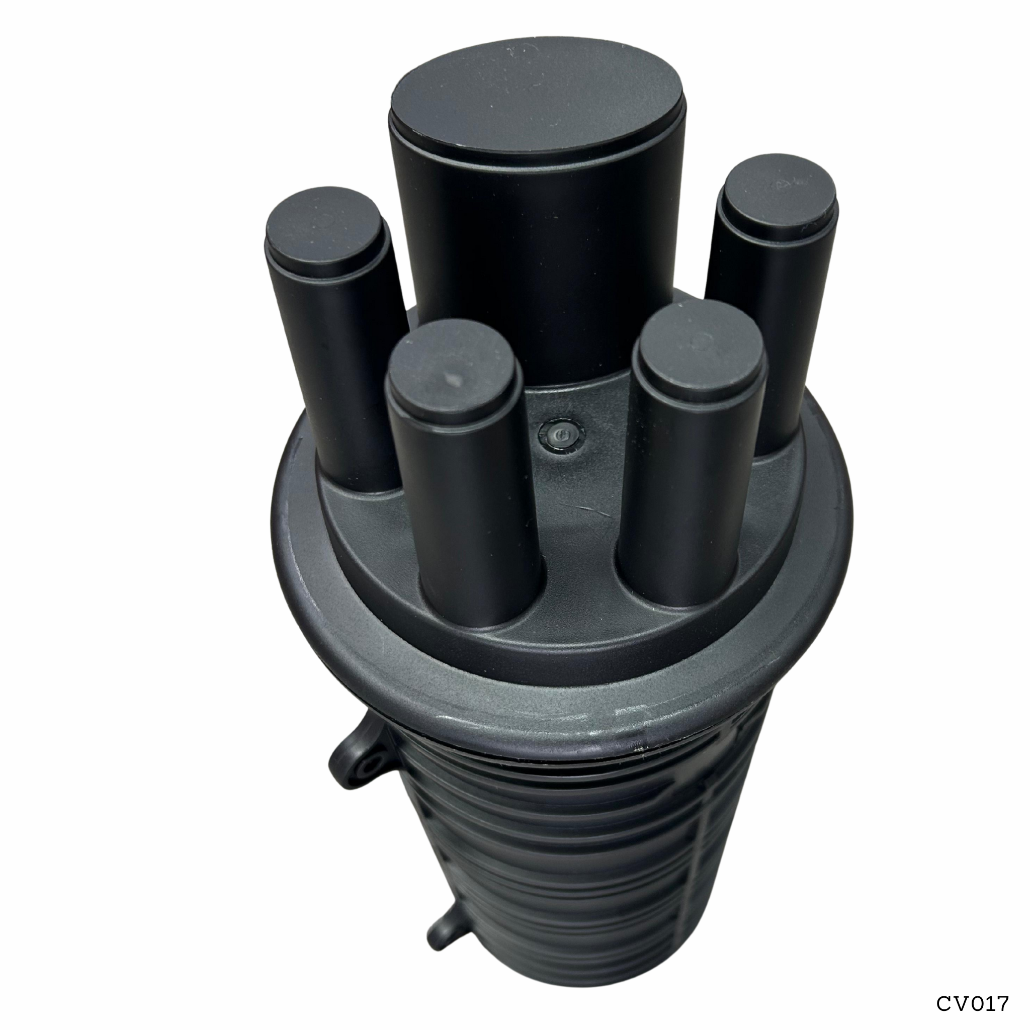 Caja de distribución vertical para 24 empalmes de fibra óptica