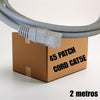 Patch Cord UTP CAT5e 2 metros color gris (Caja de 45 Unidades)