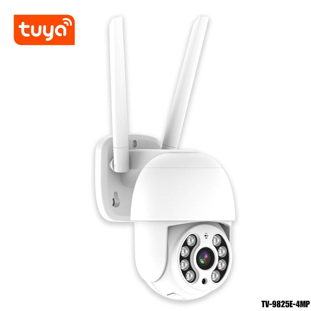 Cámara de seguridad inteligente WiFi PT 4MP HD exterior y Tuya APP