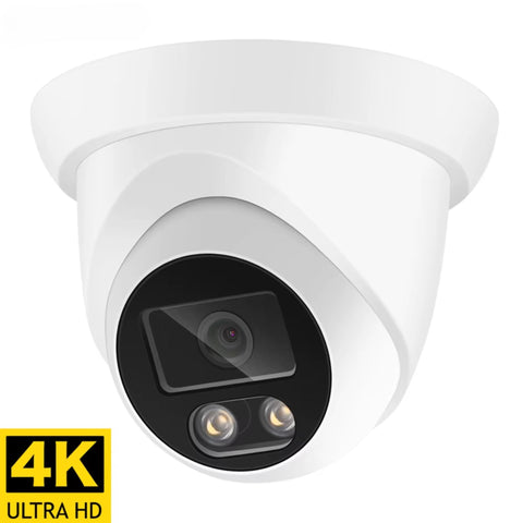 Cámara de seguridad IP67 8MP con audio y lente de 3.6mm