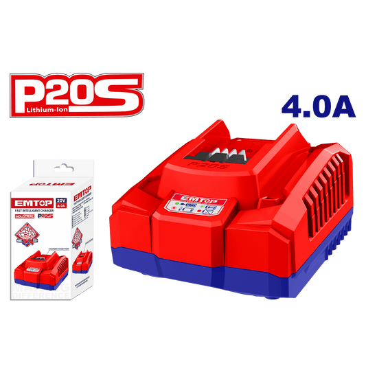 Cargador industrial rápido para baterías 20V P20S - LA CASA DEL TELEFONO