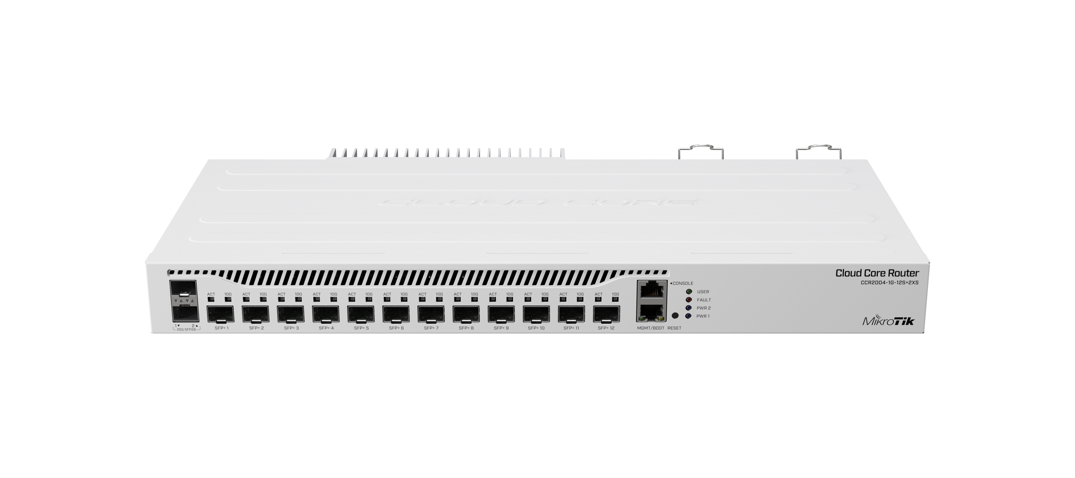 Cloud Core Router Mikrotik CCR2004-1G-12S+2XS 12 puertos 10G SFP+, 2 puertos 25G SFP28
