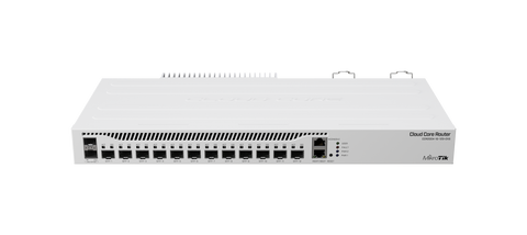 Cloud Core Router Mikrotik CCR2004-1G-12S+2XS 12 puertos 10G SFP+, 2 puertos 25G SFP28