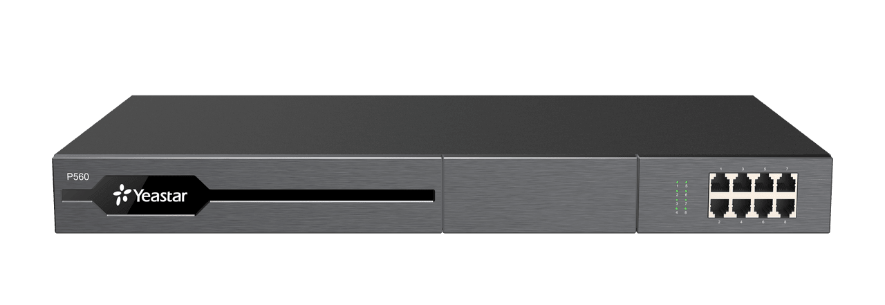 Central IP Yeastar P560, soporta 100 usuarios y 30 llamadas concurrentes (ampliable) - LA CASA DEL TELEFONO