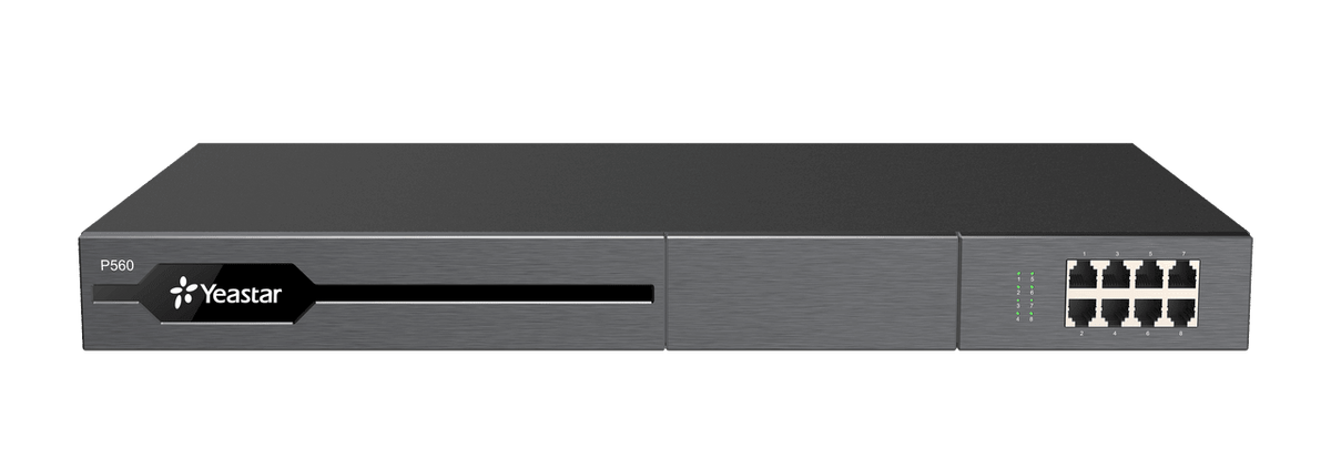 Central IP Yeastar P560, soporta 100 usuarios y 30 llamadas concurrentes (ampliable) - LA CASA DEL TELEFONO
