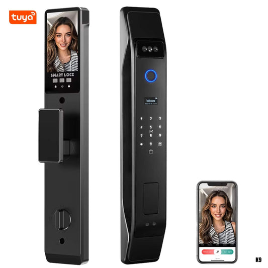Cerradura inteligente K9: Reconocimiento facial 3D, APP Tuya - LA CASA DEL TELEFONO