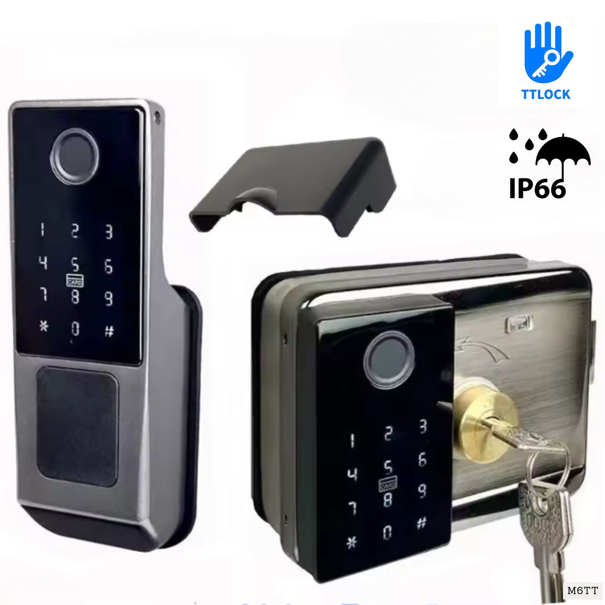 Cerradura Inteligente M6TT Puerta de Hierro, App TT Lock - LA CASA DEL TELEFONO