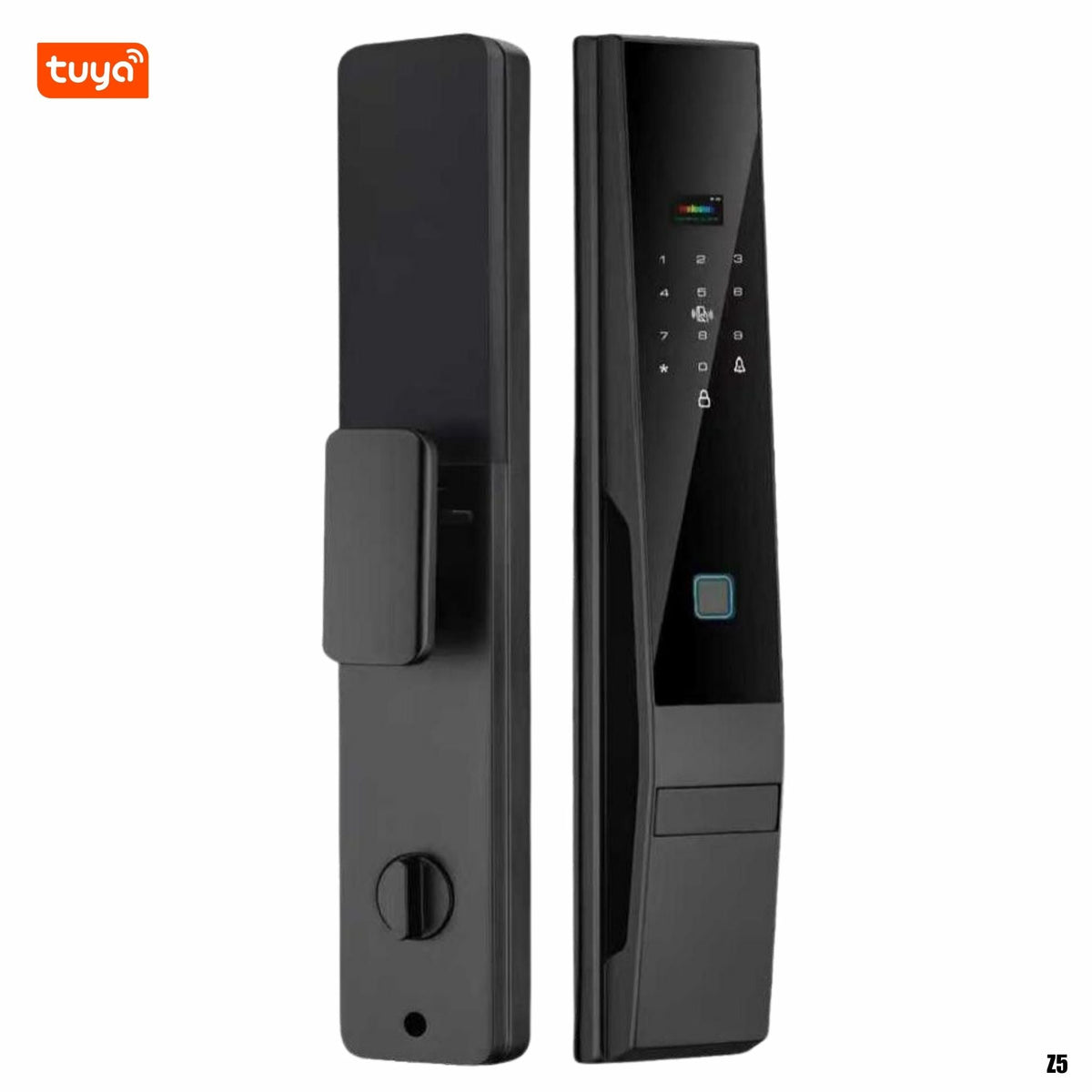 Cerradura inteligente Z5 con huella digital y Wifi App Tuya - LA CASA DEL TELEFONO