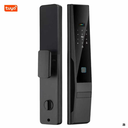 Cerradura inteligente Z5 con huella digital y Wifi App Tuya - LA CASA DEL TELEFONO