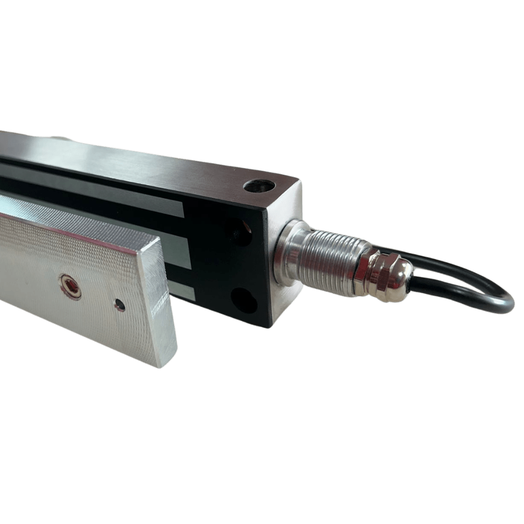Cerradura magnética de 600lbs IP68 para puerta en exterior JS-280WF - LA CASA DEL TELEFONO
