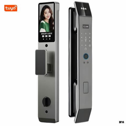 Cerradura digital DF14 apertura por rostro, huella, celular