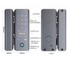 Cerradura inteligente para puerta de vidrio: huella, tarjeta y llave Smart lock B4