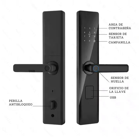 Cerradura inteligente para puerta de seguridad Smart lock Z18S