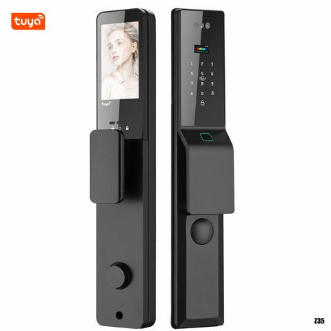 Cerradura inteligente z35 biometrica facial tuya app