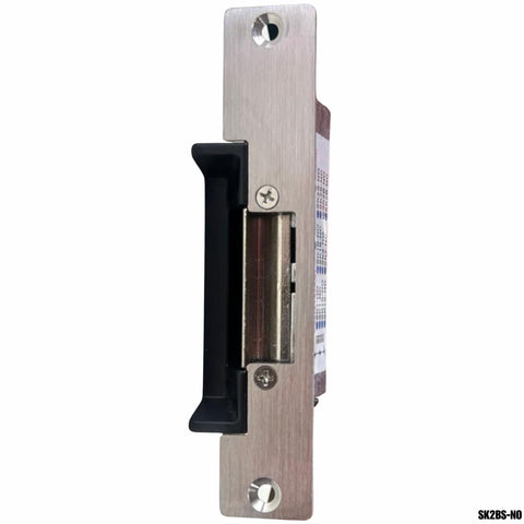 Recibidor eléctrico 12V para puerta con marco de aluminio y de madera