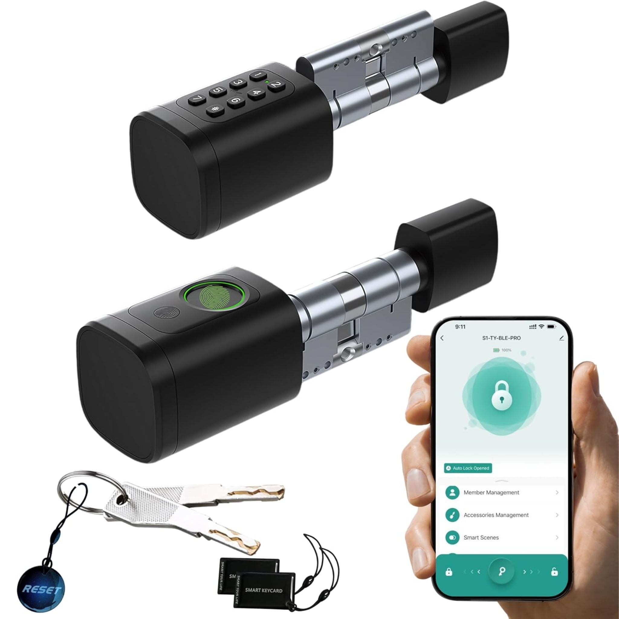 Cilindro de cerradura inteligente TUYA BLE - LA CASA DEL TELEFONO