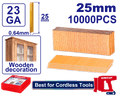 Clavos sin cabeza de 25mm madera Emtop ENAL06825