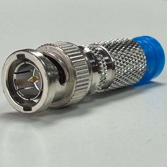 Conector BNC de compresión macho para RG6 uso en intemperie – COM-2016 Quest - LA CASA DEL TELEFONO