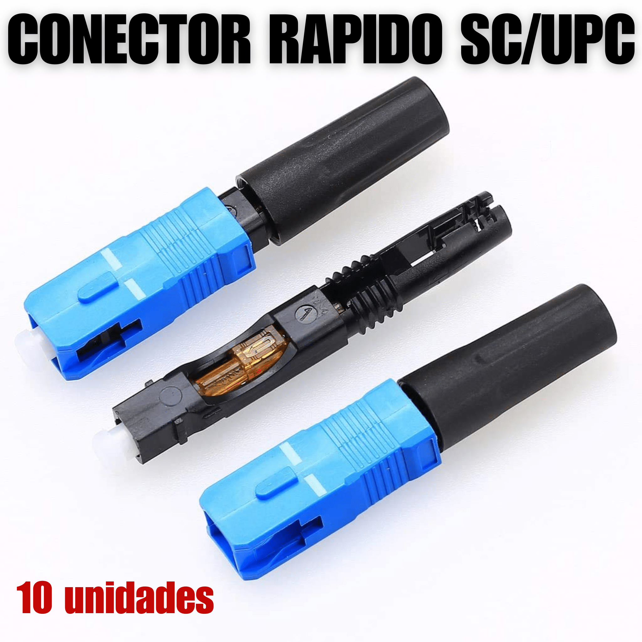 Conector de fibra óptica de empalme rápido SC/UPC - LA CASA DEL TELEFONO
