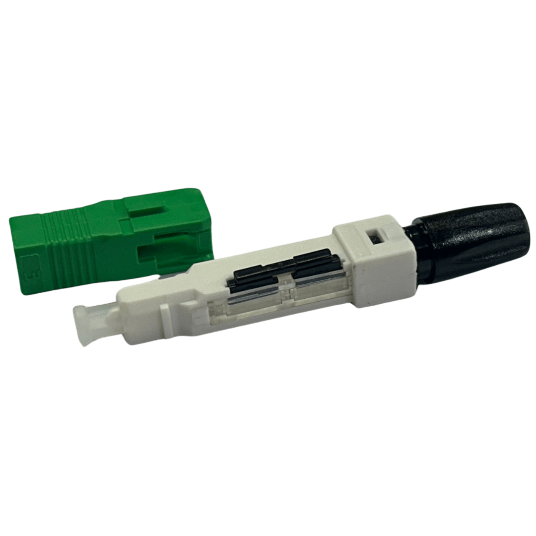 Conector de fibra SC/APC monomodo sin herramienta Kuwes KSQC-SC09-SM-APC - LA CASA DEL TELEFONO
