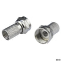 Conector F macho enroscable RG6 75Ω – Quest CFC-1114