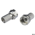Conector F macho enroscable RG6 75Ω – Quest CFC-1114