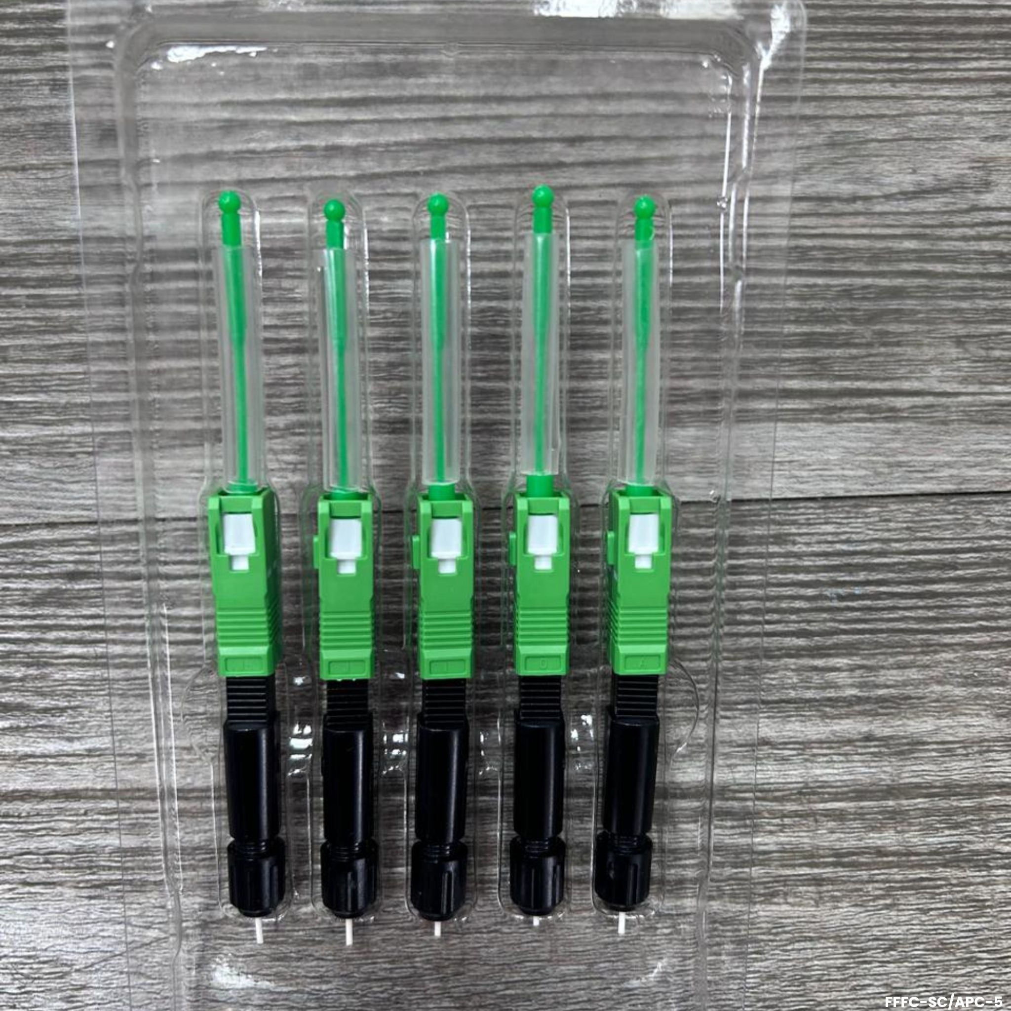 Conector rápido fusión SC/APC FTTH SC/APC-5 kit 5 unidades cuerpo carcasa manga 