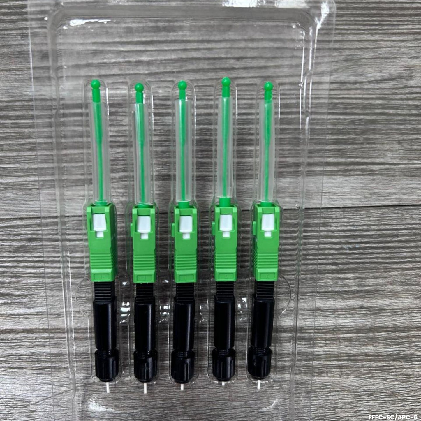 Conector rápido fusión SC/APC FTTH SC/APC-5 kit 5 unidades cuerpo carcasa manga 