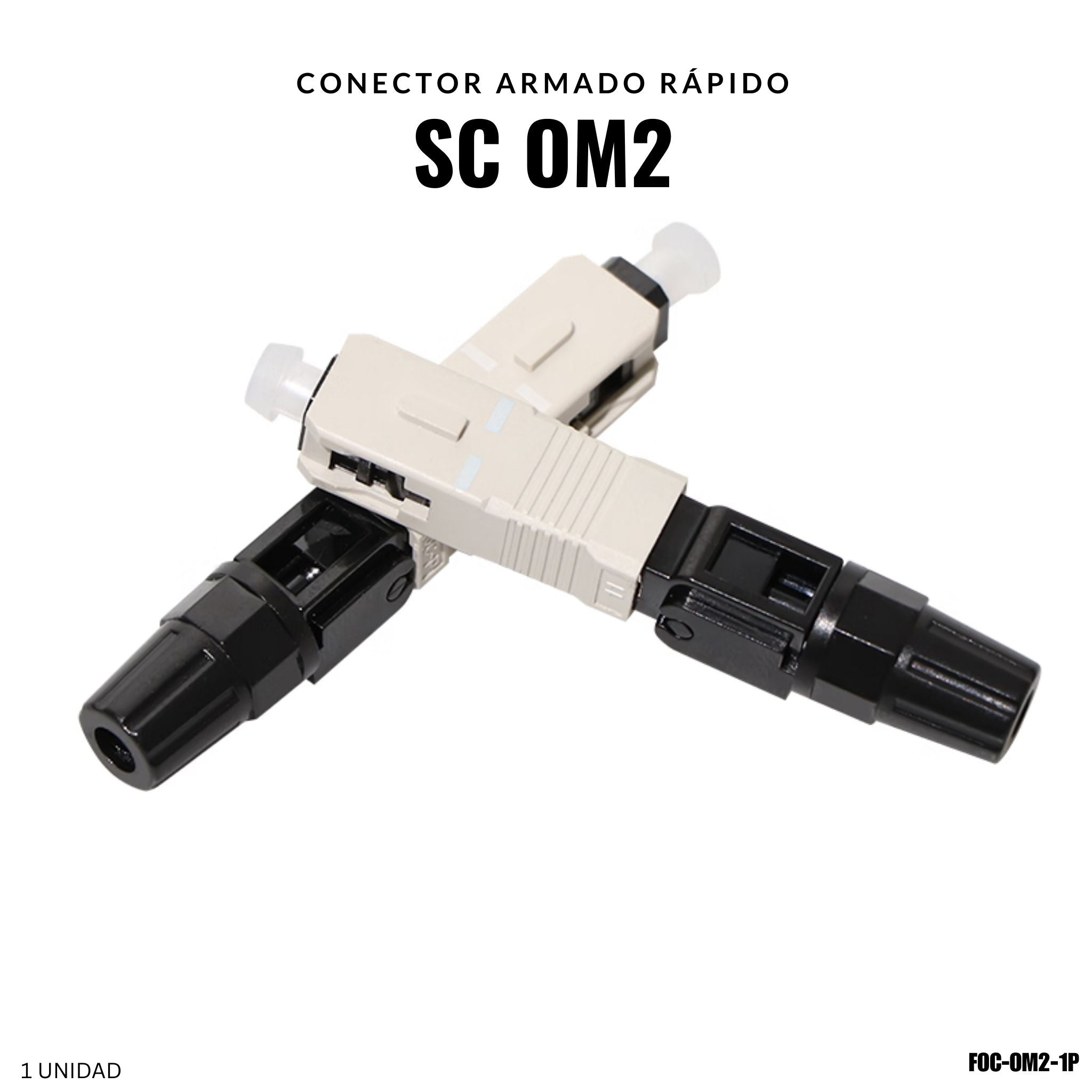 Conector rápido SC para fibra óptica tipo Quick Connector