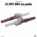 Conector de fibra Óptica LC/UPC OM4 sin pulir