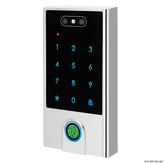 Control Acceso Facial Huella Digital EM+Mifare Secukey VF5-WIFI - LA CASA DEL TELEFONO