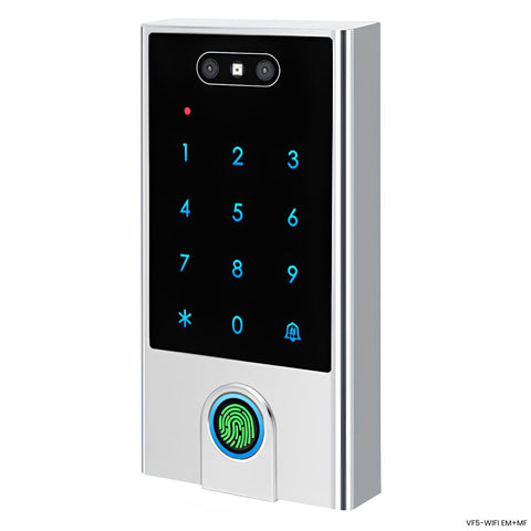 Control acceso facial huella digital Secukey VF5-WIFI EM Mifare IP66