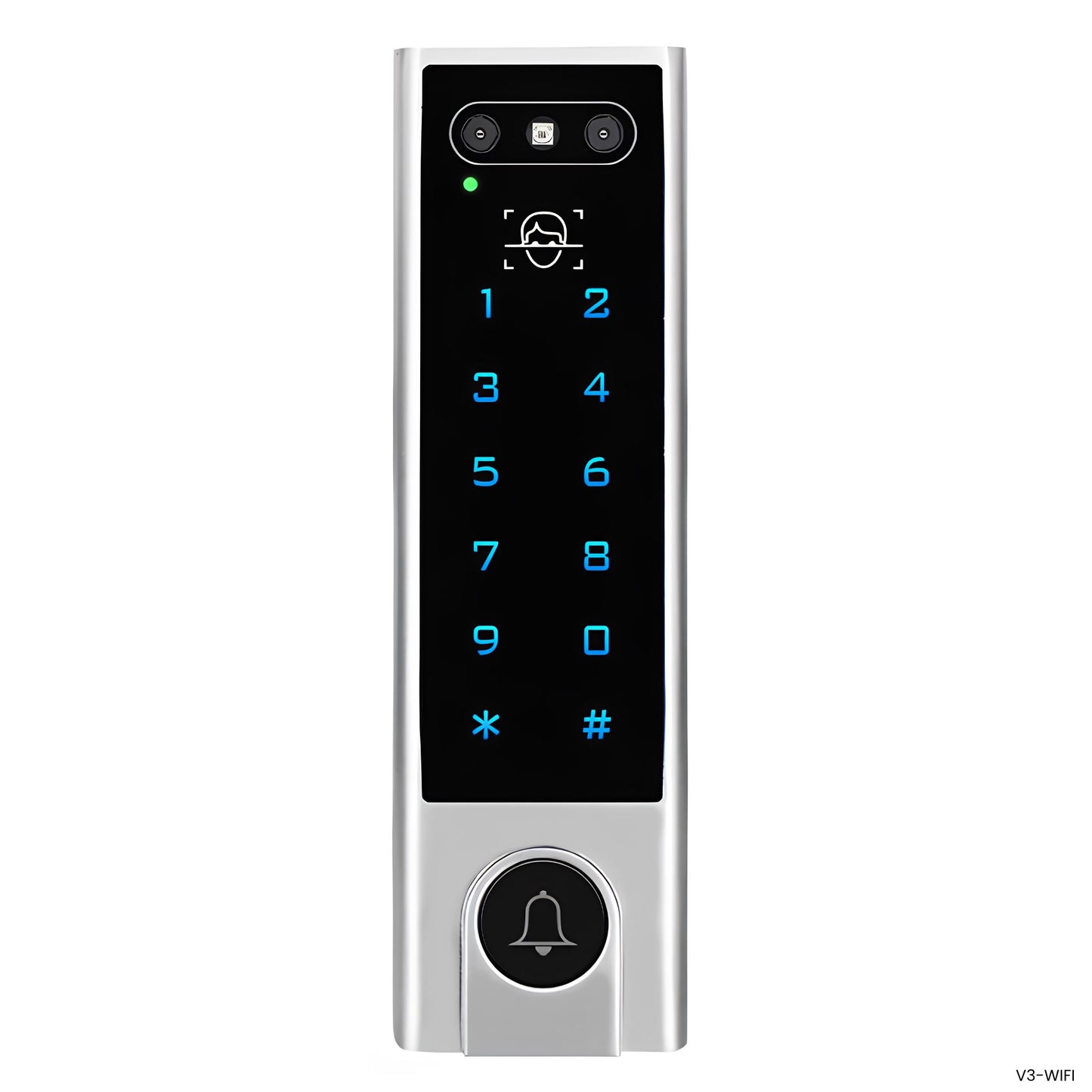 Control acceso facial WiFi Secukey V3-WIFI metálico Tuya IP66 timbre EM