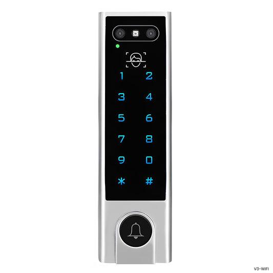 Control acceso facial WiFi Secukey V3-WIFI metálico Tuya IP66 timbre EM