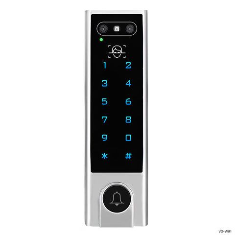 Control acceso facial WiFi Secukey V3-WIFI metálico Tuya IP66 timbre EM