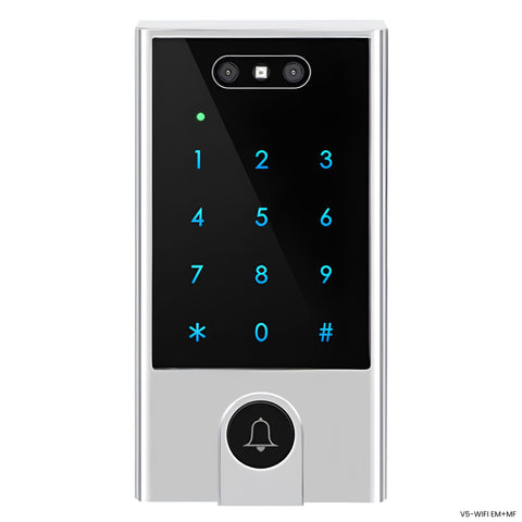 Control acceso facial WiFi Secukey V5-WIFI EM Mifare dual carcasa metal Tuya IP66