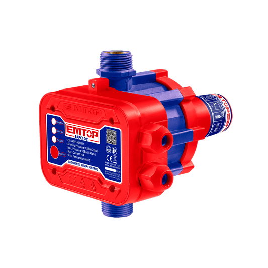 Control automático para bomba de agua periférica 110VAC IP65 Emtop ULAPC1001 - LA CASA DEL TELEFONO