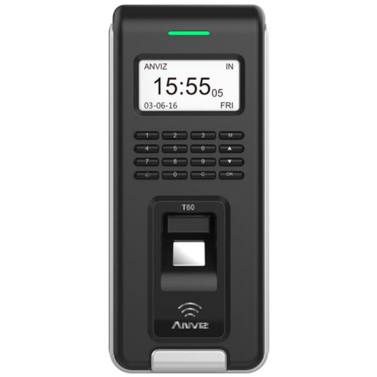 Control de Acceso Biométrico y Asistencia Anviz T60 (Huella y RFID) - LA CASA DEL TELEFONO