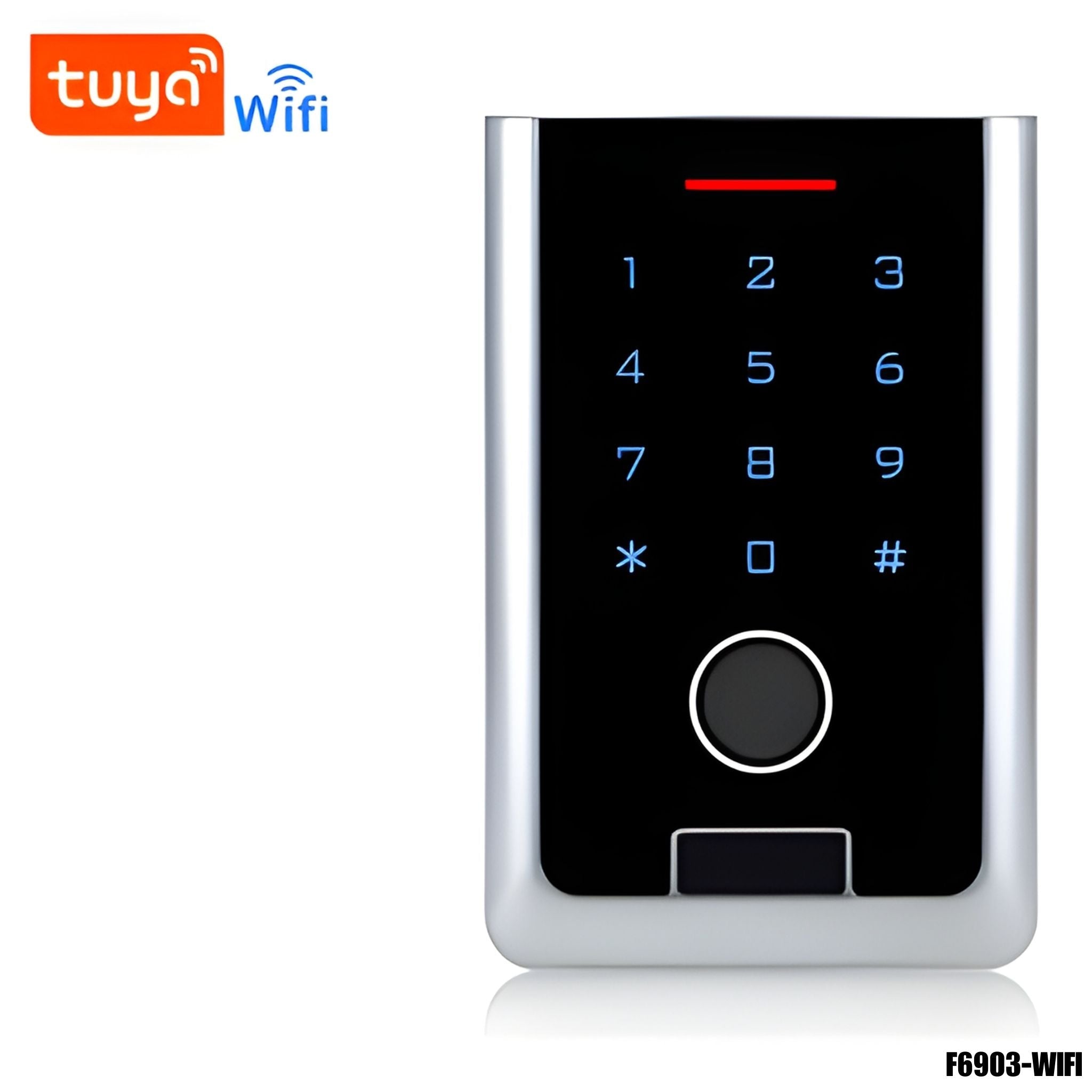 Control de acceso con lector de huella dactilar uso en exterior IP66 - F6903-WIFI - LA CASA DEL TELEFONO
