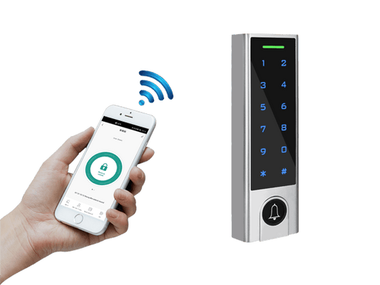 Control de acceso por RFID, contraseña y por WIFI, posee teclado táctil, es waterproof y antivandálico, funciona como lector Wiegand y posee función de esclusa – Secukey H3-WIFI - LA CASA DEL TELEFONO