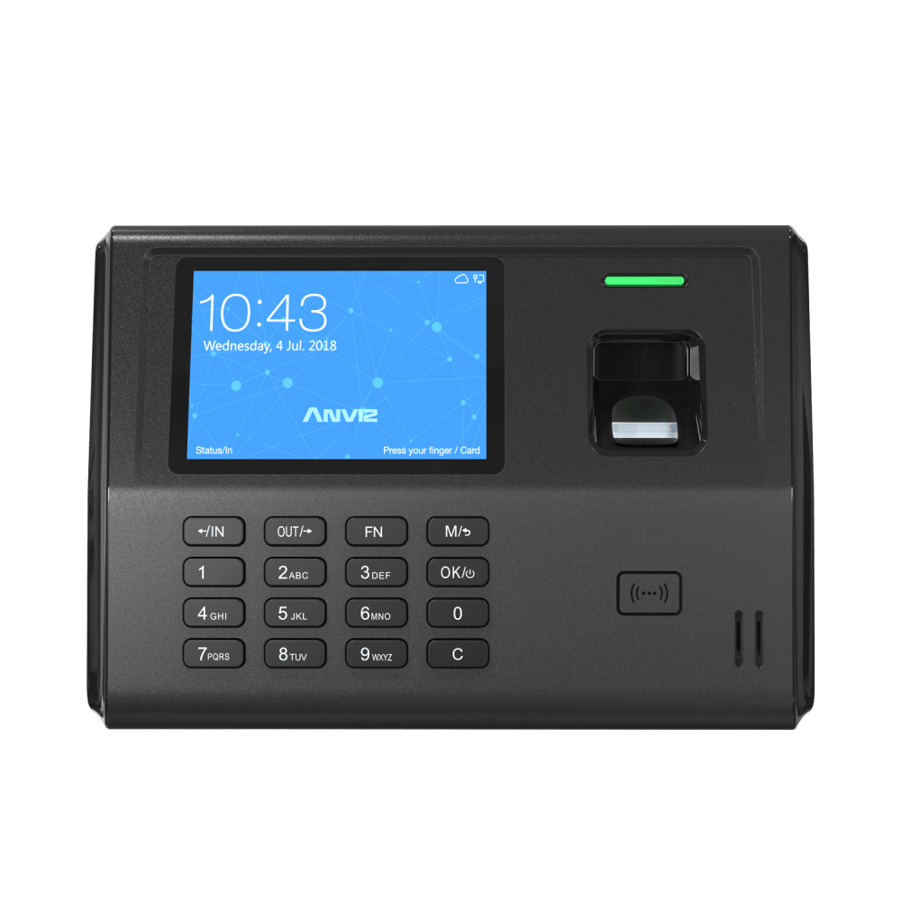 Control de asistencia por medio de huella y tarjeta – Anviz EP300Pro - LA CASA DEL TELEFONO